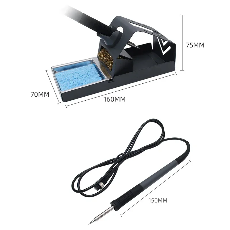 OSS T12-X Plus Solder Station 72W Digital display Constant temperature With T12 Tips For Mobile Phone Repair Welding Tools