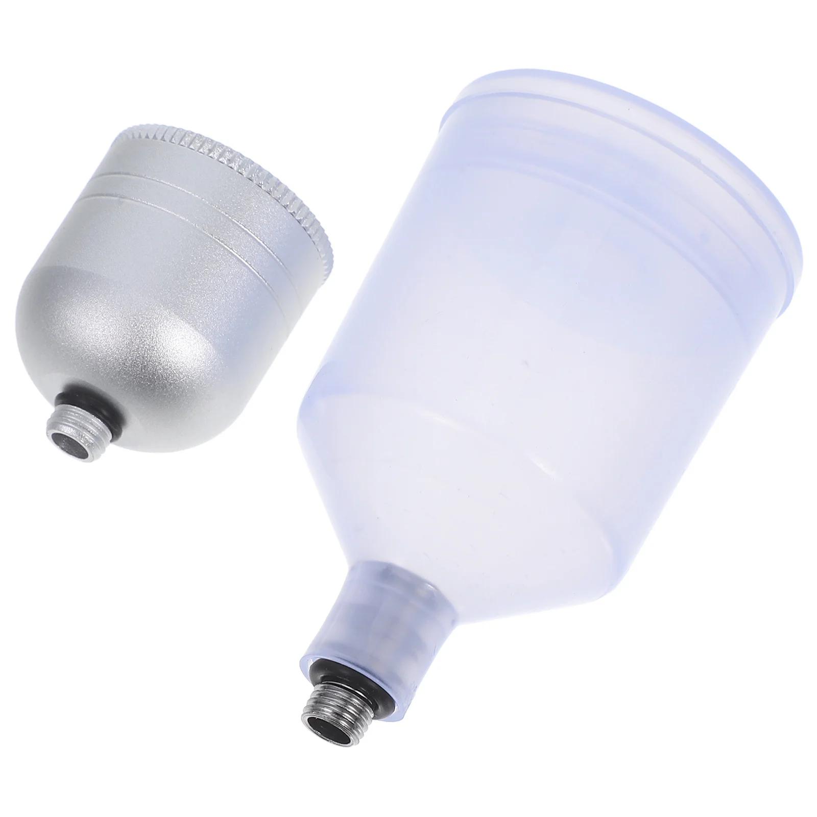 2 قطعة كوب طلاء البخاخة استبدال حاوية الصباغ القابلة لإعادة الملء ملحقات البخاخة القابلة للفصل للتوضيح الفني