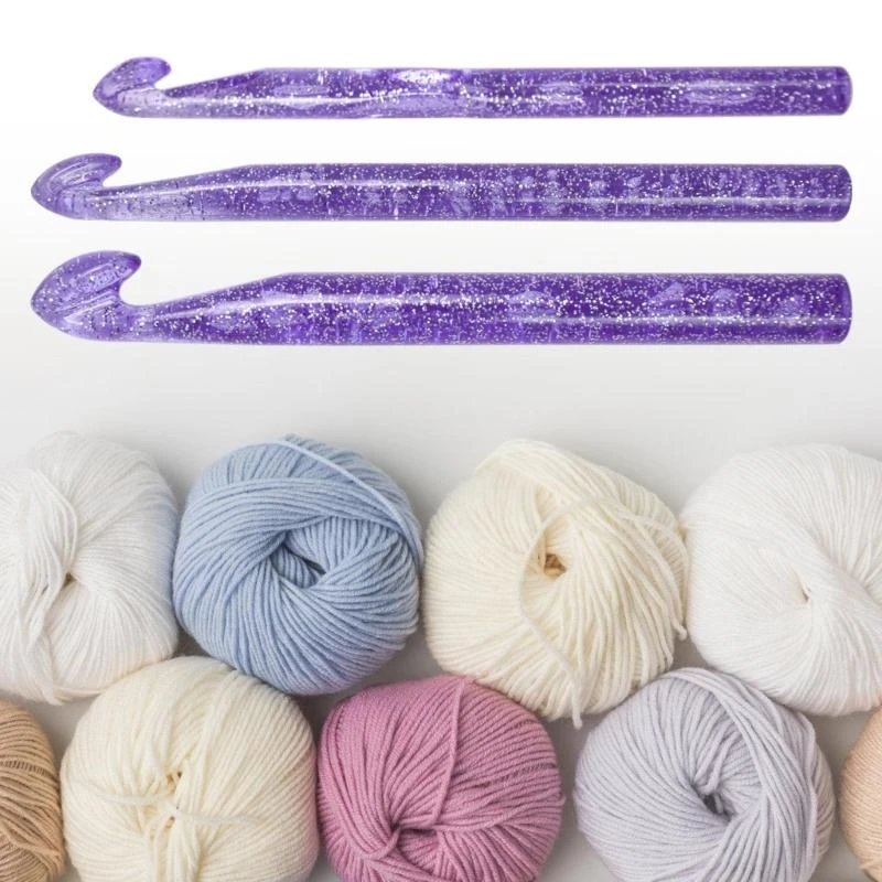 مريح إبرة كروشيه 10/12/15 مللي متر الكروشيه إبرة إبرة حياكة الكروشيه اكسسوارات سهلة الاستخدام للنساء الكبار أفضل بيع #1