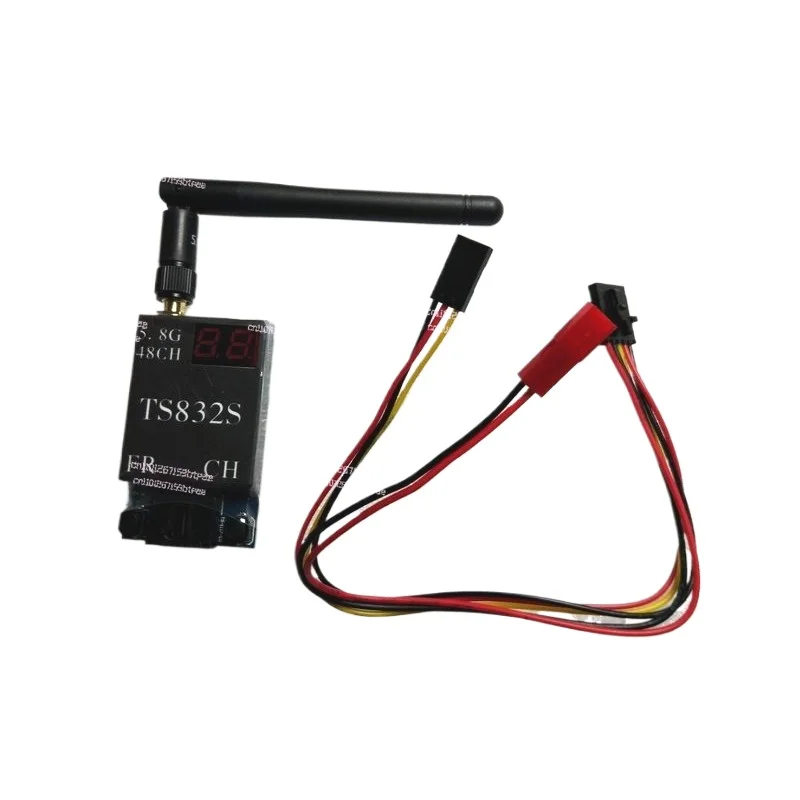

5.8G image transmission ts-5W transmitter ts832 wireless FPV set high-power aerial camera fan