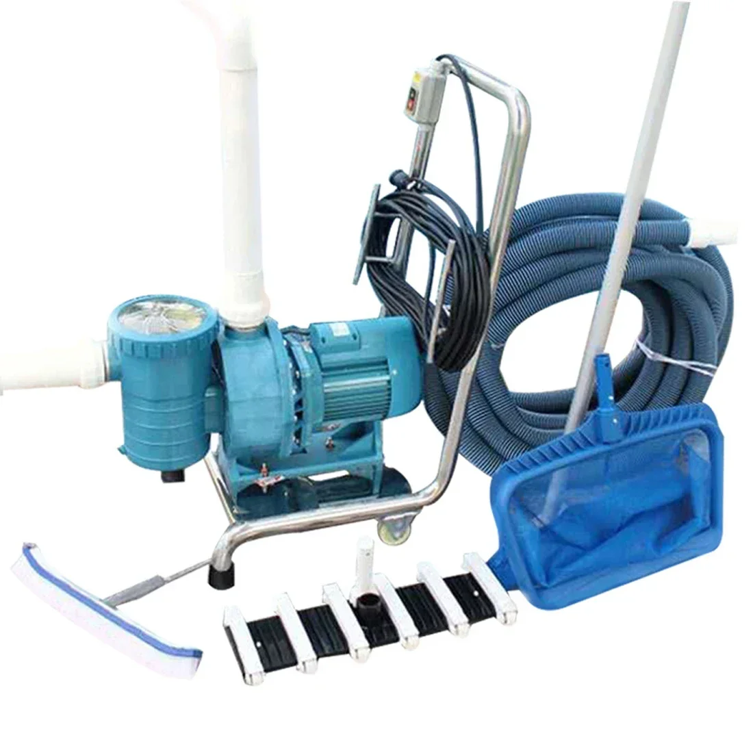 

Swimming Pool Suction Machine Water Pump Manual Cleaning Machine Equipment Fish Pond Underwater Vacuum Cleaner