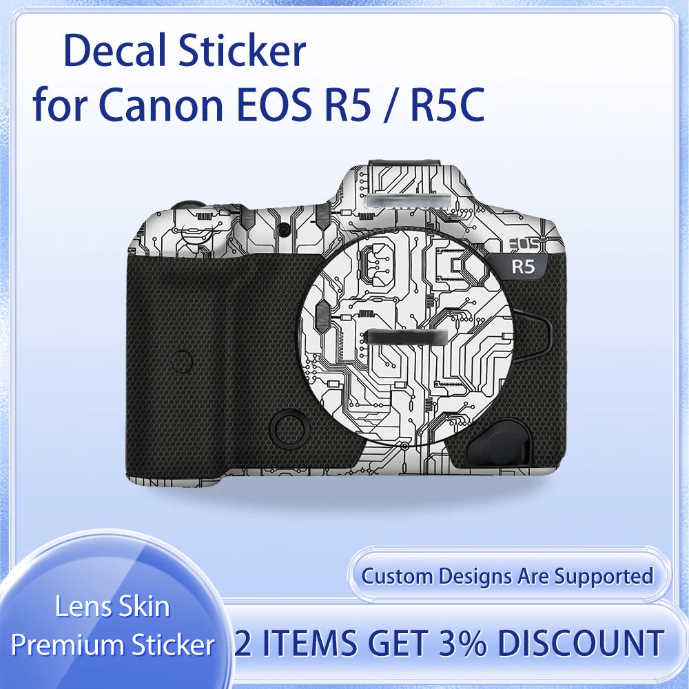 

R5 Decal Skin for Canon EOS R5C Camera Skin Decal EOS R5 R5C Protective Film Cover Film Skin Wrap Covered