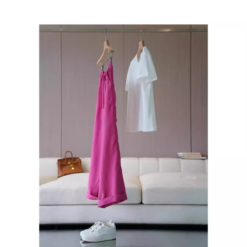 New Summer Linen Straight Wide-leg Pants for Women