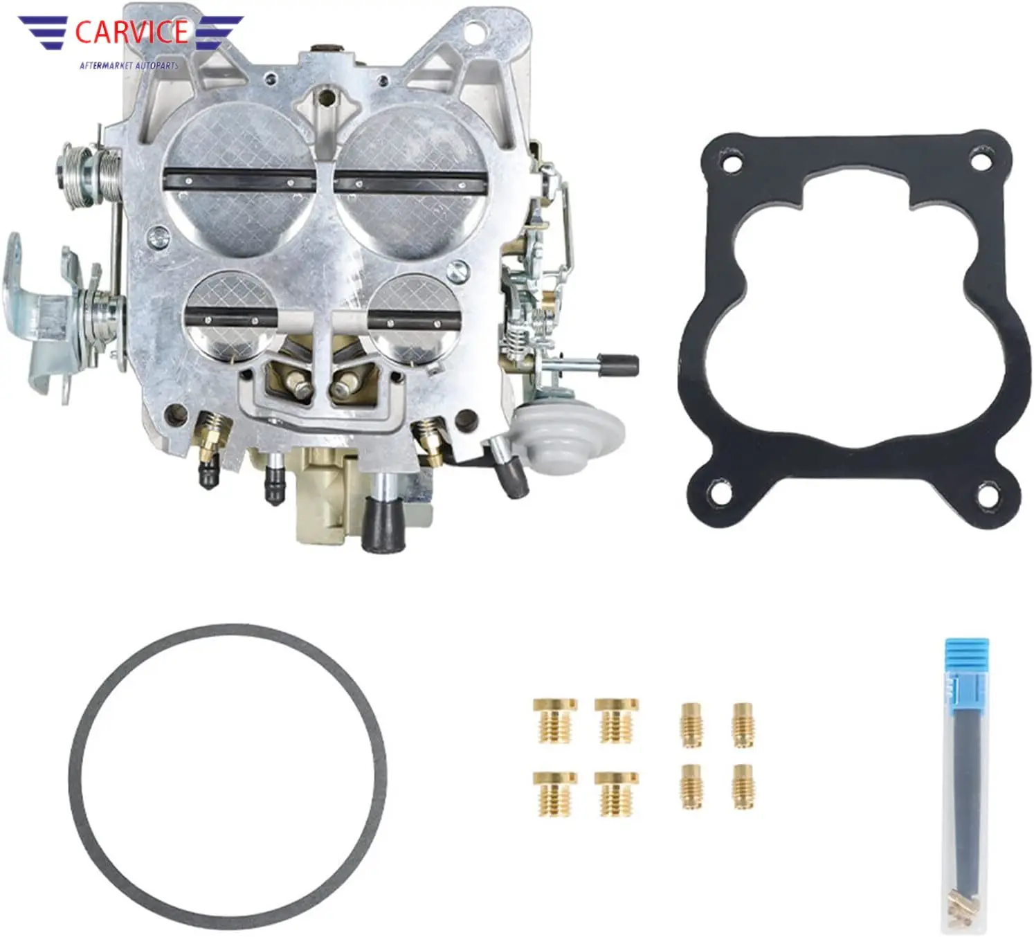 

Карбюратор Rochester Quadrajet 4мв, карбюратор с 4 бочками для Chevy GMC 327 351 427 454 грузовик и автомобиль 1901R750CFM, ручной разводной дроссель