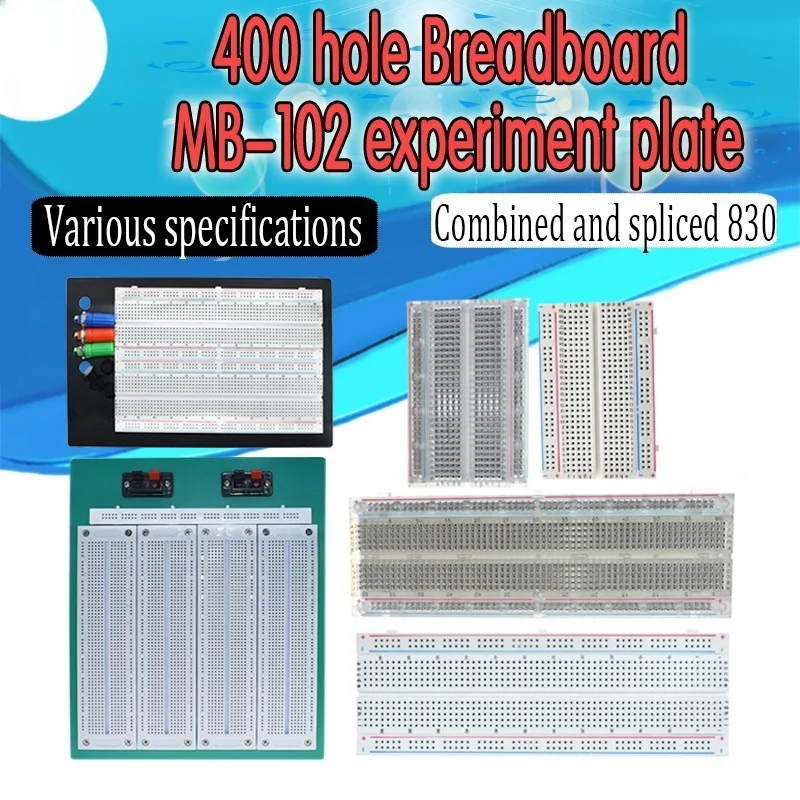 SYB 120 400 500 830 840 1660 MB102 GL-12 Points Solderless PCB Breadboard Mini Universal Test Protoboard DIY Bread Board