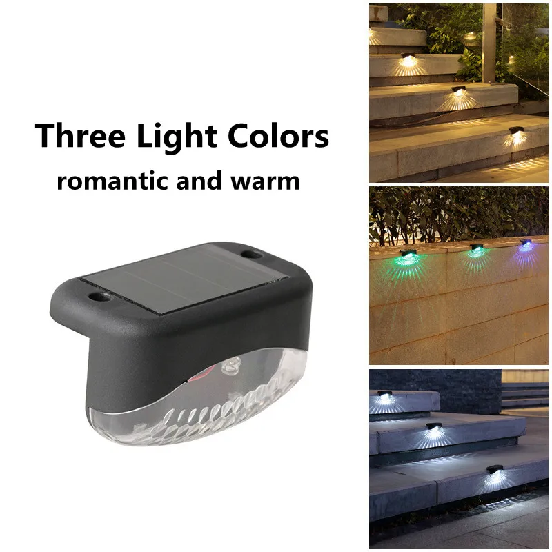 Solar Light Outdoor Waterproof Garden Wall Lamp Staircase Balcony Landscape Decoration Courtyard Step Solar Lights