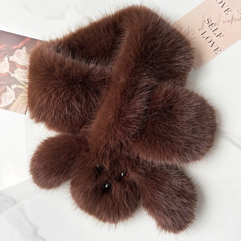 cute Thickened Winter Scarf keep warm Puppy Shape Neck Scarf Korean Style Neck Warmer Winter