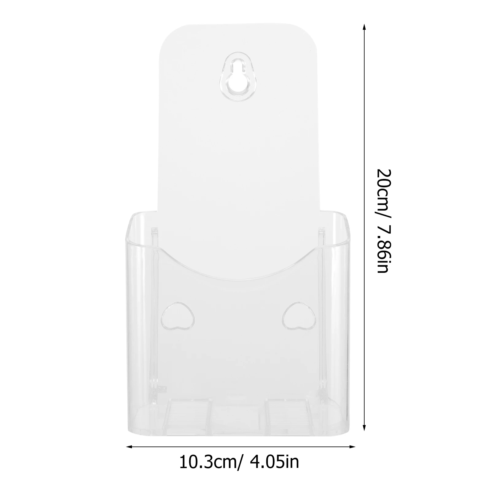 Imagem -06 - Folheto Acrílico Stand Holder para Folhetos Display Desktop Clear Stands Wall Mount Pcs