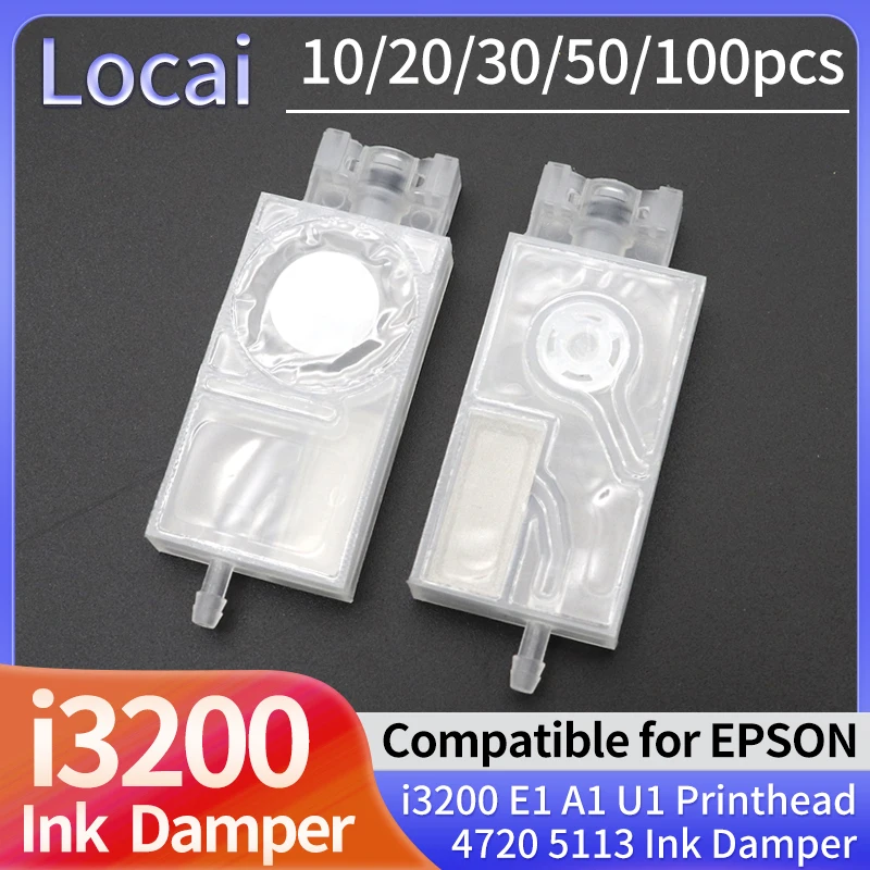 10/20/30/50/100pcs Ink Damper for i3200 Printhead Damper for Epson 4720 5113 Resistance to Corrosion Ink Filter solvent UV Ink