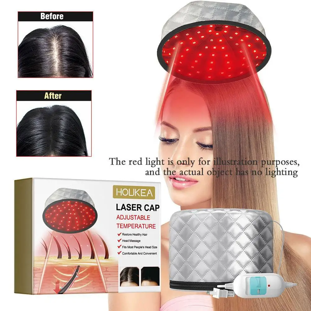 

Cap Near Infrared Therapy Device Anti Hair Loss Cap Treatments Hair Regrowth Helmet For Men And Women Hair Care Tool B6J6