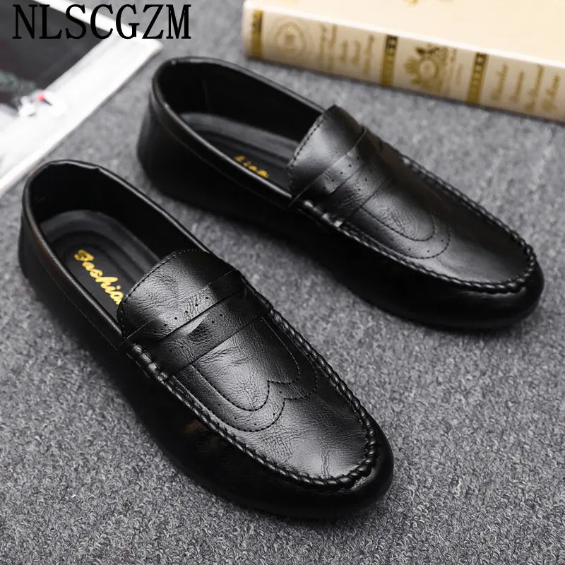 Italiano Designer Sneakers Slip on Shoes Men Leather Shoes for Men Loafers Men Casual Shoes Casuales обувь на плоской подошве