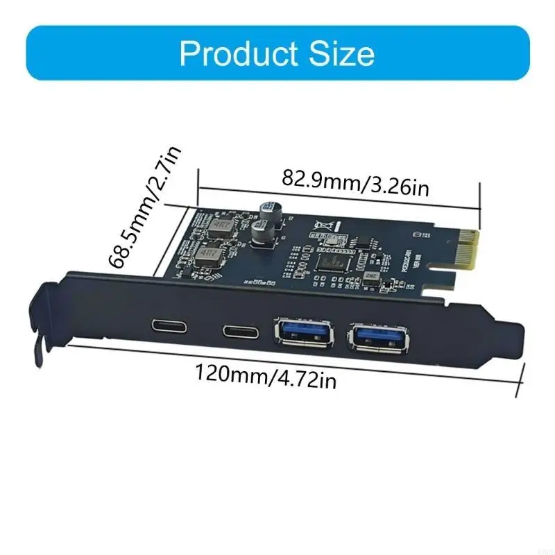 

C90F USB3.2 Gen1 Адаптерная карта, поддерживающая 5 Гбит / с быстрого переноса скорости.