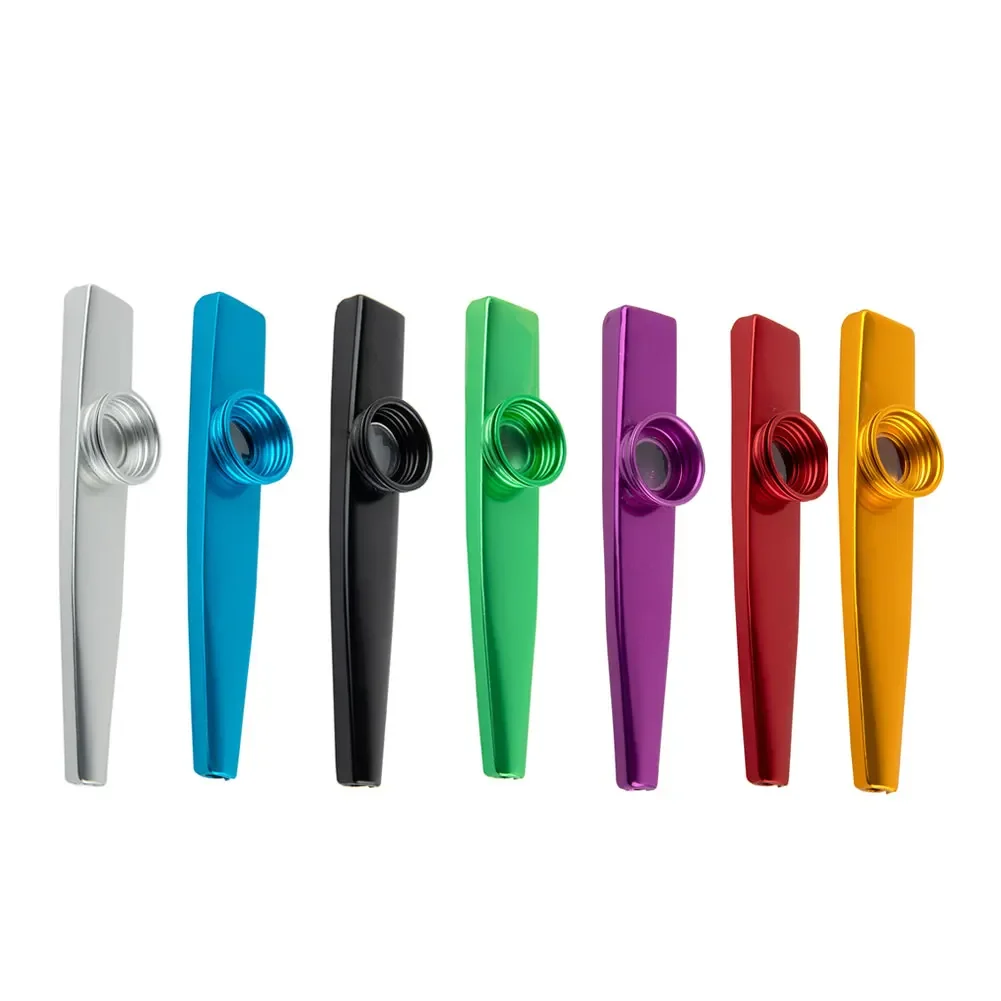 Металлическая губная гармошка Kazoo для начинающих, флейта, музыкальный инструмент, гитара, партнер, диафрагма, гитара, гавайская гитара