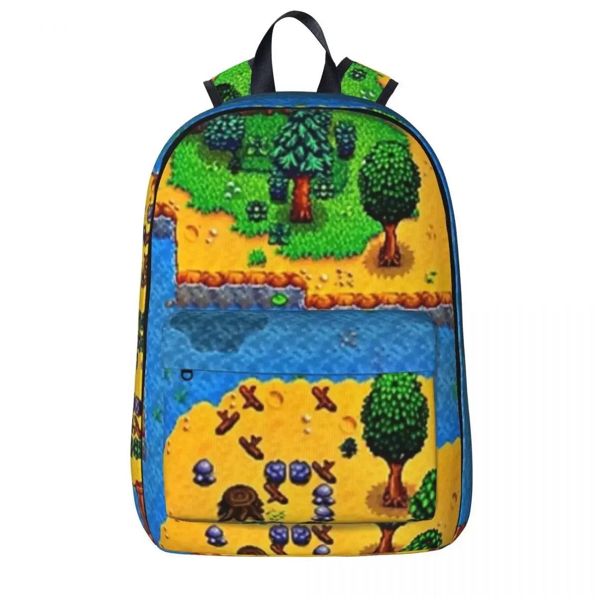 Stardew Valley Farm Map Woman Backpacks Boys Bookbag Waterproof Students School Bags Portability Laptop Rucksack Shoulder Bag