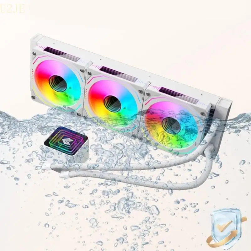 U2JE لـ 360mm ArgB تبريد تبريد CPU مبردات 360 مم ARGB مروحة السائل السائل
