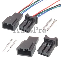1 Set 5 Hole 0.7 Series AC Assembly Miniature Car Window Lifter Low Power Cable Harness Plug Connector Auto Unsealed Sockets