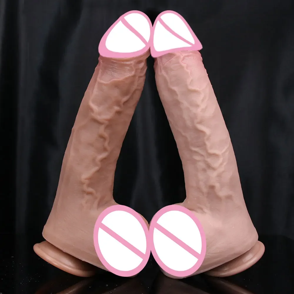 32x6cm Super Huge Realistic Soft Dildo Real Vein Big Penis Sex Toys For Women Vaginal Massager G-Spot Stimulato Masturbate Tools