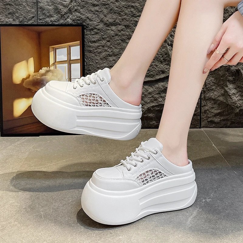 Sandalias de Plataforma con Co - Platform Sneakers Chunky reseña y precio
