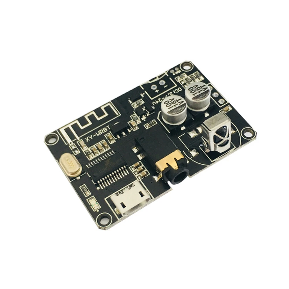 

XY-WRBT BT5.0 Decoding Board Dual-Channel Stereo Audio Module DC3.7-24V Wide Voltage Volume Adjustable Speaker Amplifier