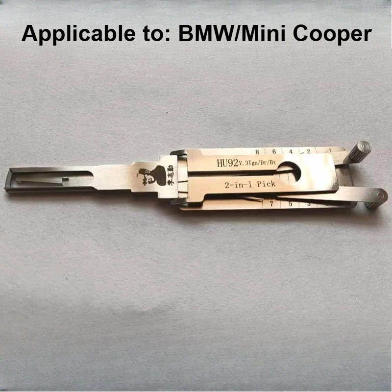 

HU100 VA2T HU101 TOY2014 Hu66 Nsn14 K5 TOY2018 Sip22 Decoder Lishi Master Lock Picking Tool Key Decoder Locksmith Lockpick