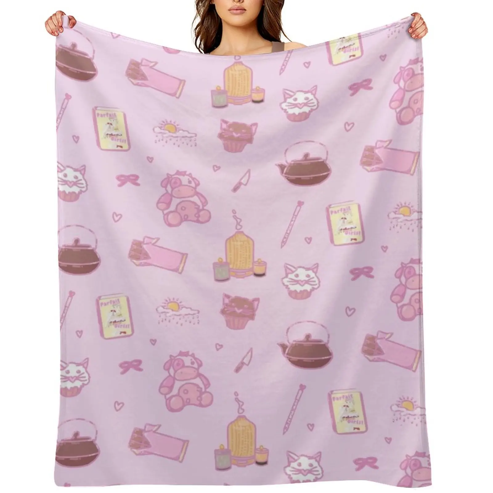 

15P Doki Props Sticker Pack! Throw Blanket Summer Beddings warm for winter valentine gift ideas Baby Blankets