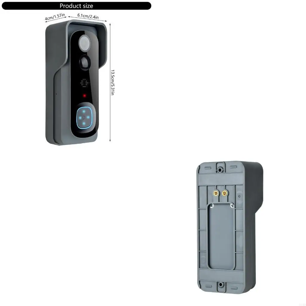   Two Way Sound Home Door Bells Chimes Easy Connection Wireless Wifi Doorbell Camera Eye Night Visible Rings Door Bells