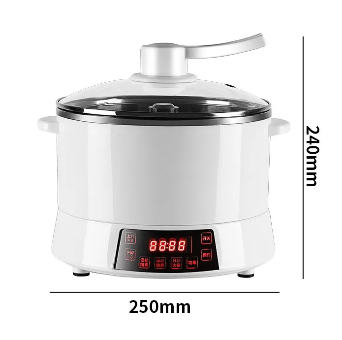 110V Low Sugar Rice Cooker Automatically Lift Stainless Steel Electric Hot Pot Cookers Home Appliance Chafing Dish Noodle Steam