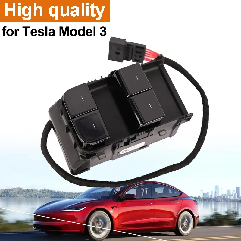 Fast Delivery For Tesla Model 3 2016-2020 Car Window Glasses Lift Power Bright Control Switch 1081037-01-C Accesorios Para Auto