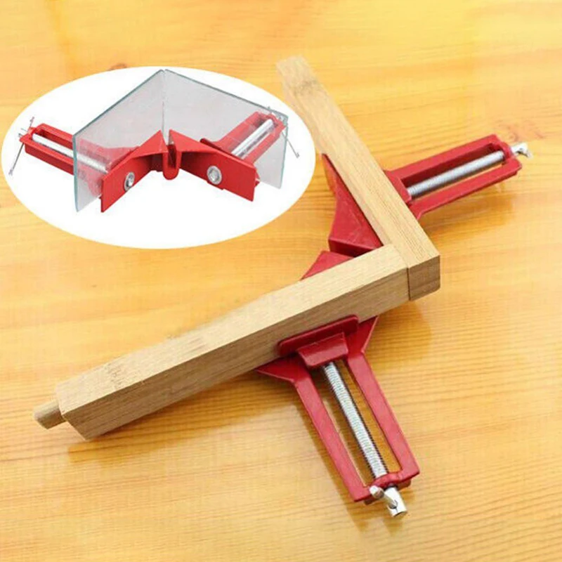 Multifunktions DIY 90 Grad rechtwinklig Clip Bilderrahmen Eck klemme Gehrung klemmen Eck halter Zimmerei Holz bearbeitungs werkzeuge