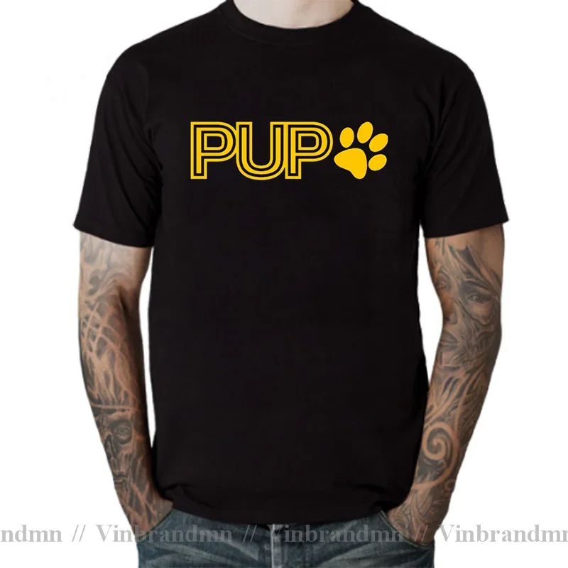 Wholesale Pup Play Puppy Play Mens Ringer T-Shirt for Dog Lovers Gift T Shirt Streetwear Tops Vintage Korean Style Male Clothing