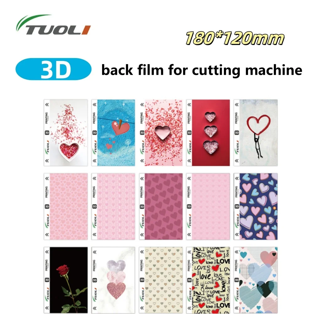 

TUOLI 50 шт., серия Love, 3D Relife, индивидуальная наклейка для мобильного телефона, кожа для гидрогелевой защитной пленки для солнца, машина для резки