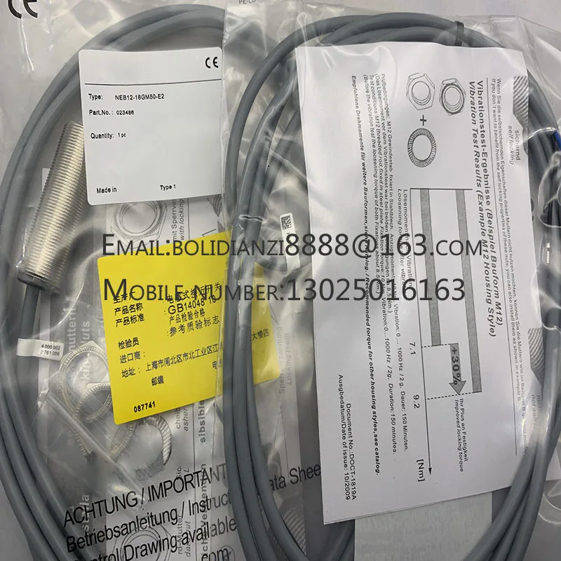 

Premium products NEB3-8GM45-E3-V3 NEB3-8GM45-E1-V3 Brand new in stock Brand New Original Ultrasonic Sensor