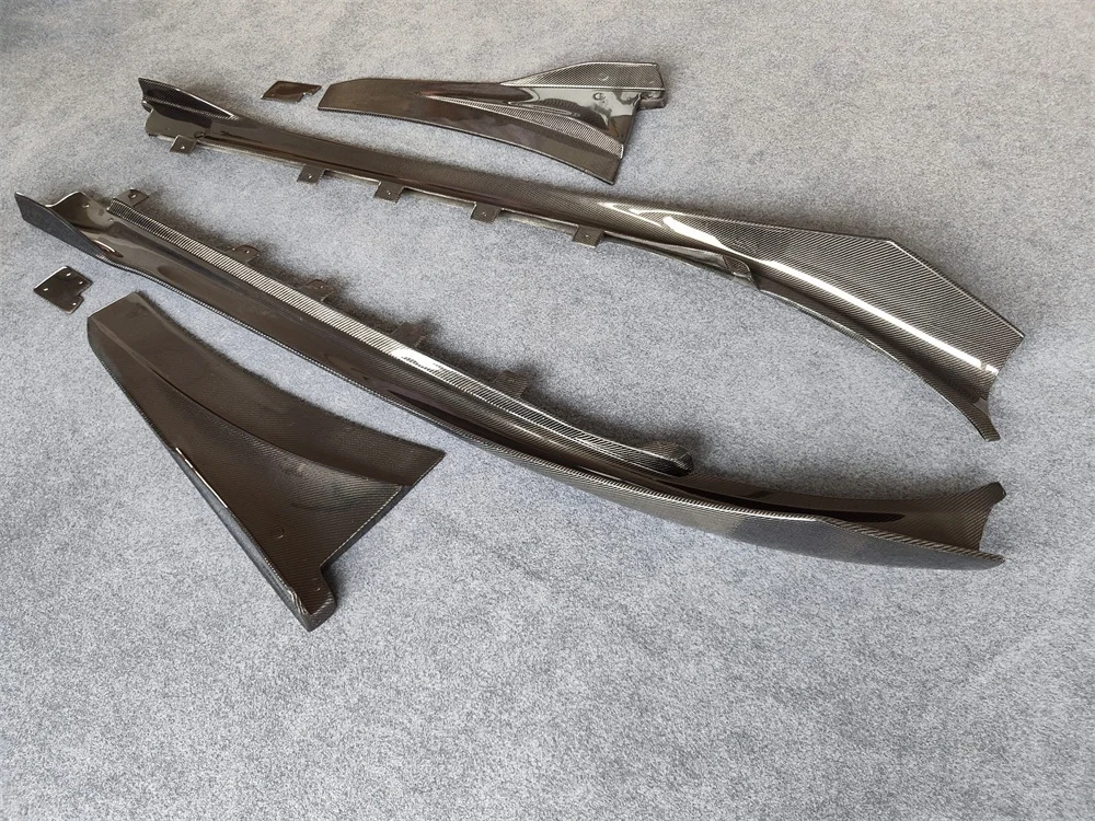 I8 Body Kit High-quality Carbon Fiber EB Style Side Door Bumper Extended Skirt Splitter Body Kit