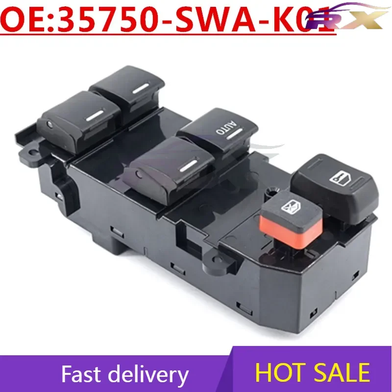

OEM:35750-SWA-K01 Power Window Master Control Switch For 2007-2011 CRV