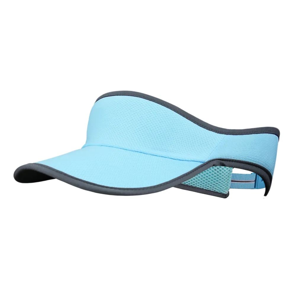 

Summer Mesh Visor Empty Top Cap Sun Protection Adjustable Sunscreen Sun Hat Sunshade Casual Tennis Hat Cycling Hiking