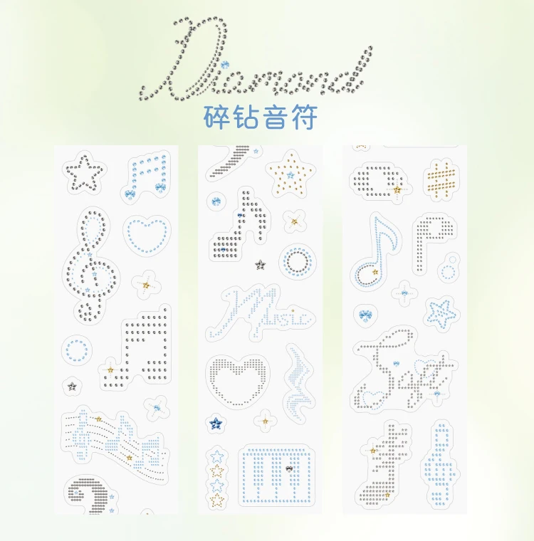 40mm * 3m Diamond Declaration Series Kawaii 3D Heißpräge-Stanzband DIY Tagebuch Scrapbook Ästhetische Schreibwaren – Detail 5