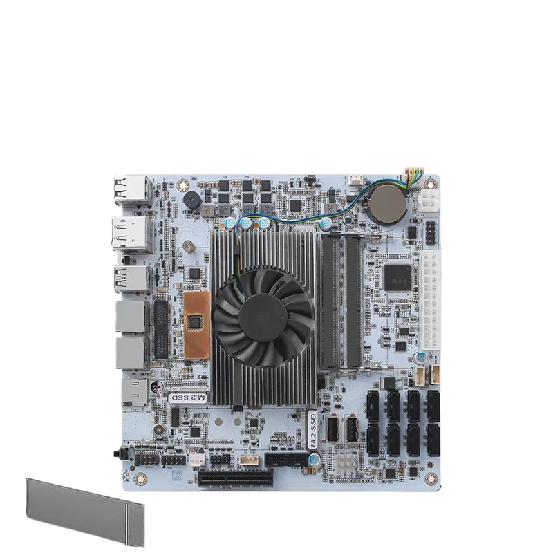 For 8 Disk Position - I5-8265UES NAS Onboard 8SATA + Dual M.2 + Dual Channel DDR4
