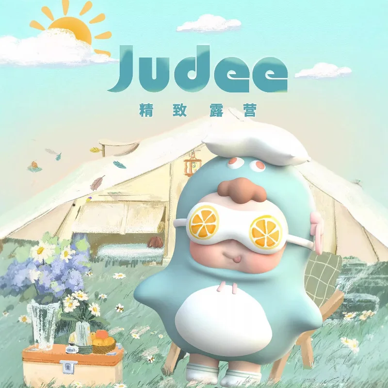 

Genuine Judee Exquisite Camping Series Blind Boxes, Cute Internet Celebrity Trendy Figures, Wholesale for Holiday Gifts