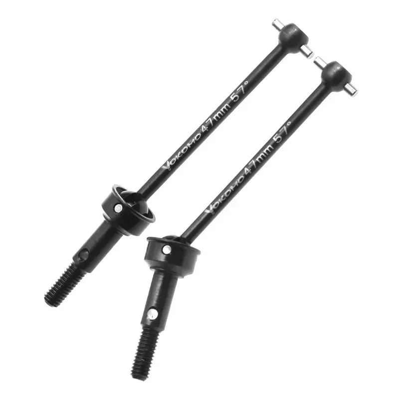 2 pçs metal dianteiro e traseiro eixo de transmissão cvd para yokomo yd2/YD-4 rc carro atualização peças acessórios