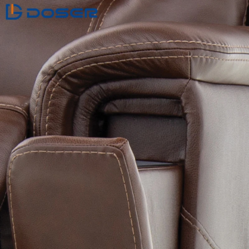DOSER Modern Tri-motor Leather Recliner Sofa Single Seat Electric Power Lift Extendable Massage Eco-Friendly Elderly view 3