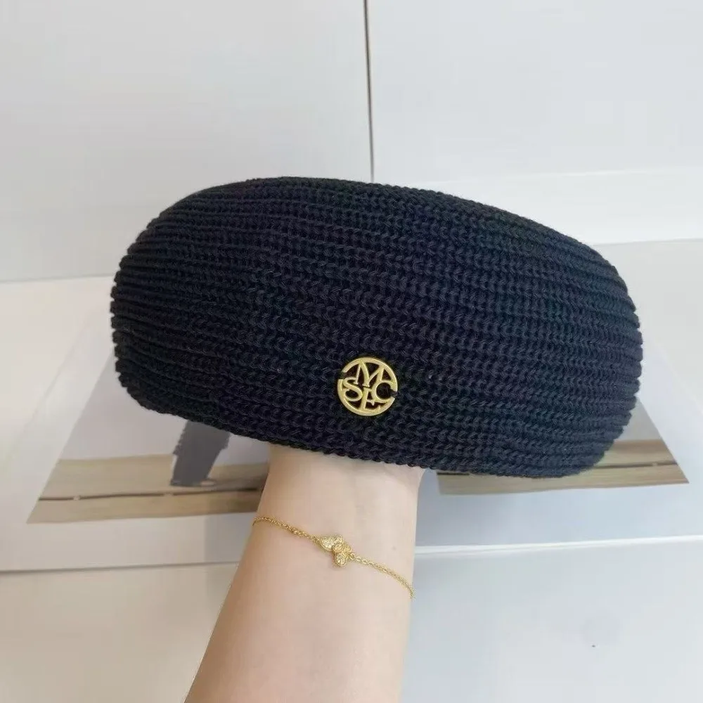 قبعة Ins الكورية المحبوكة المجوفة Y2k قبعات الرسام القابلة للتنفس متعددة الاستخدامات قبعة صغيرة رقيقة للفتيات