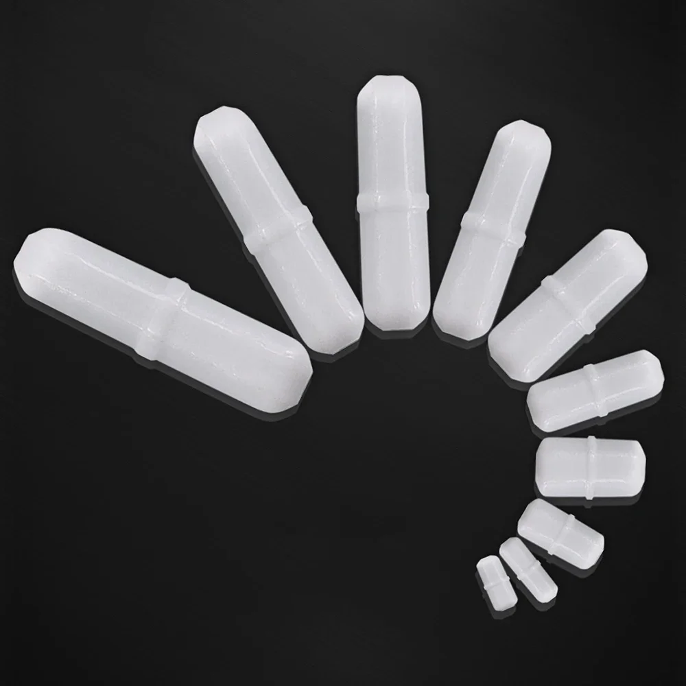 1/5/10/20/50/100Pcs Magnetic Stirrer Bar PTFE Magnetic Stirrer Type-B Mixer Stir Bars For Lab Supplies