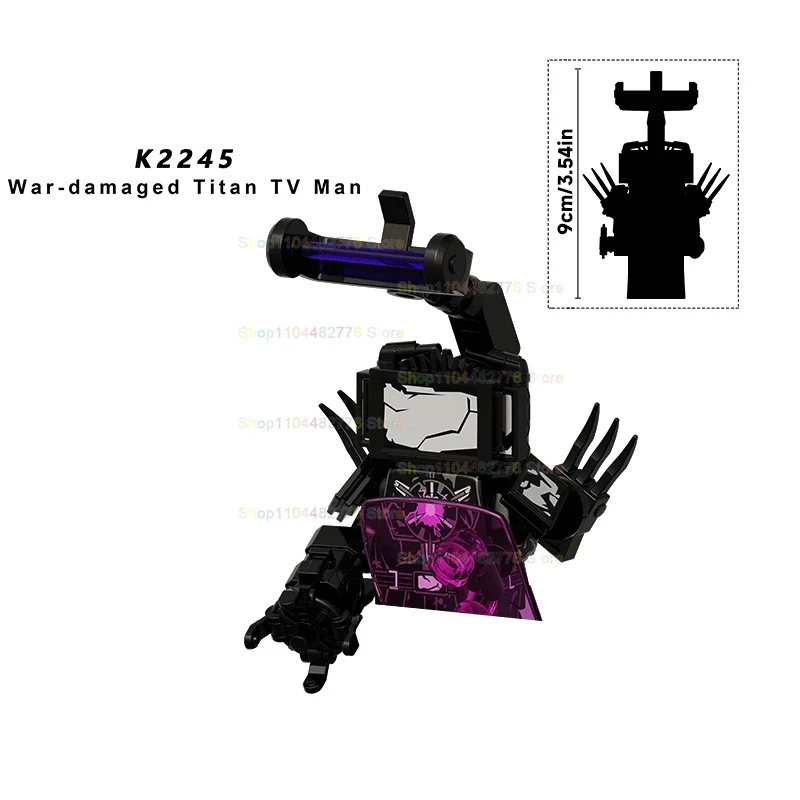 KDL 837 834 833 Vrouwelijke Monitor Wc Man Bouwstenen Actiefiguren Wapens Bricks Speelgoed voor Kinderen Verjaardagscadeautjes