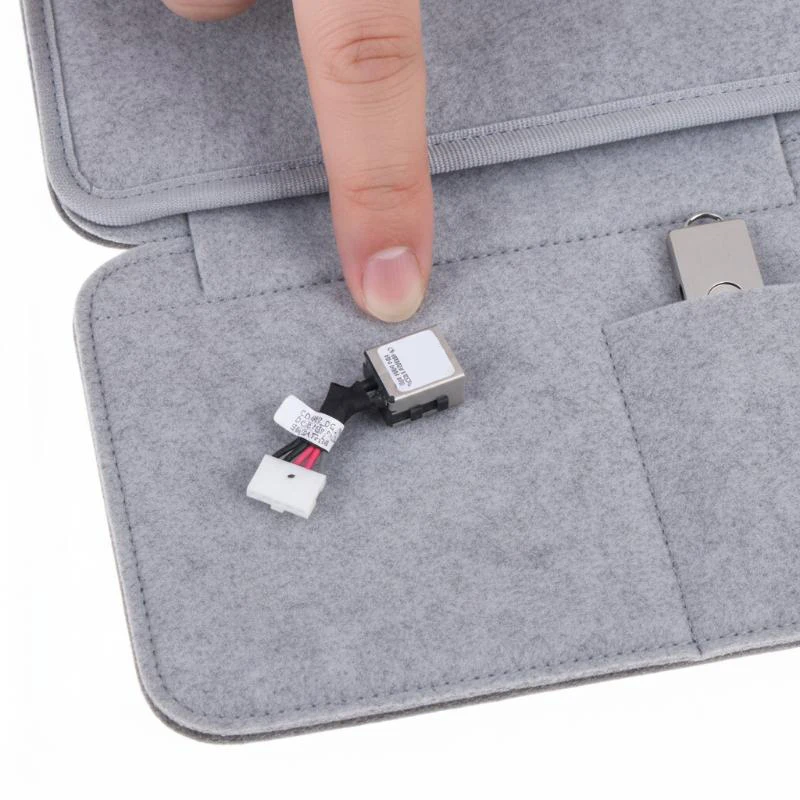 DC Power Jack Socket Charging Port Connector For Notebook Repair Spare Parts P/N 098C6H 98C6H Laptop Repair Components