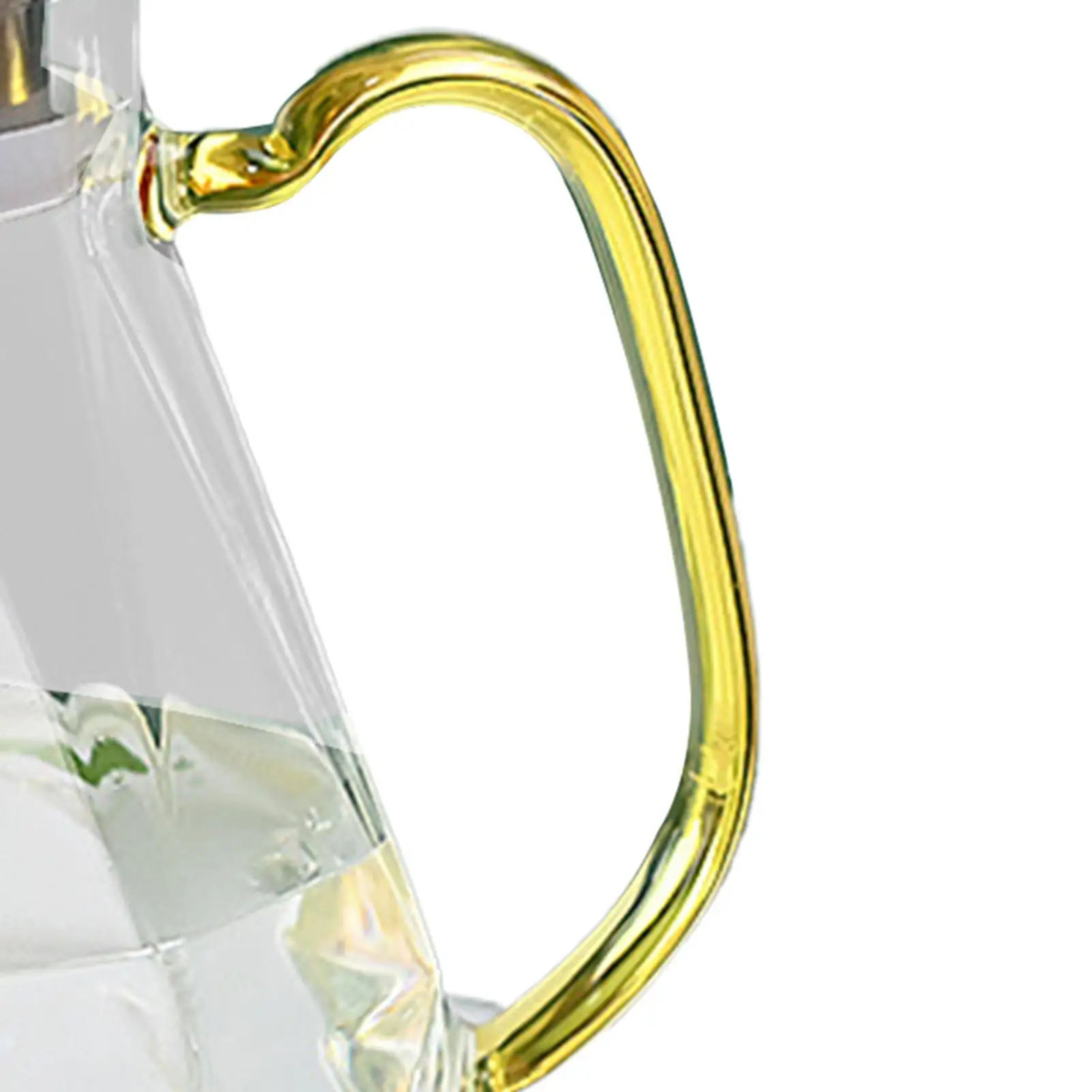 

Pitcher With Lid 2.2L Transparent With Handle And Lid Beverage Container Glass Tea Pitcher For Cold Water Tea Coffee Juice