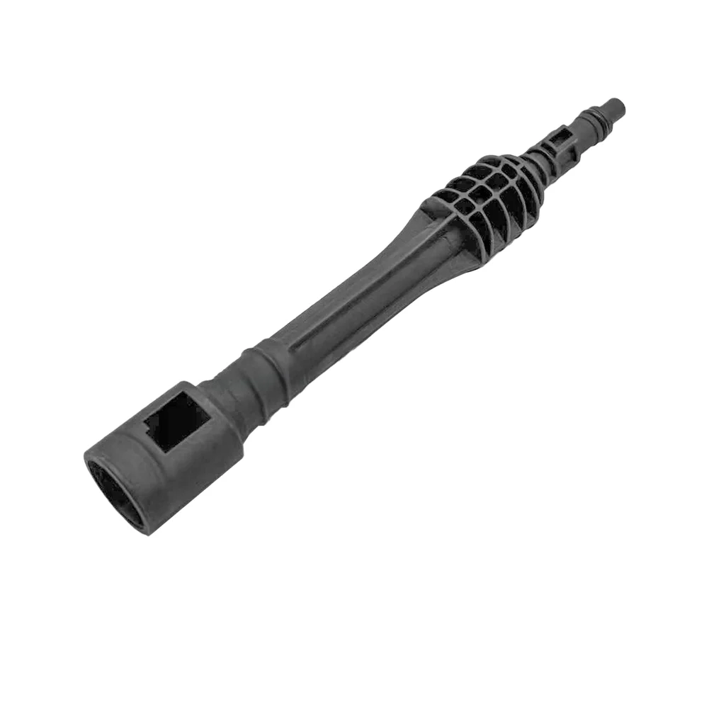 Car Washer Extension Rod Nozzle 258mm Black Plastic Lightweight Accessory For High Pressure Cleaning Machine Hard To Reach Areas