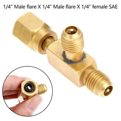 1pc T Type Adapter Tee Adapter 1/4X1/4X1/4\