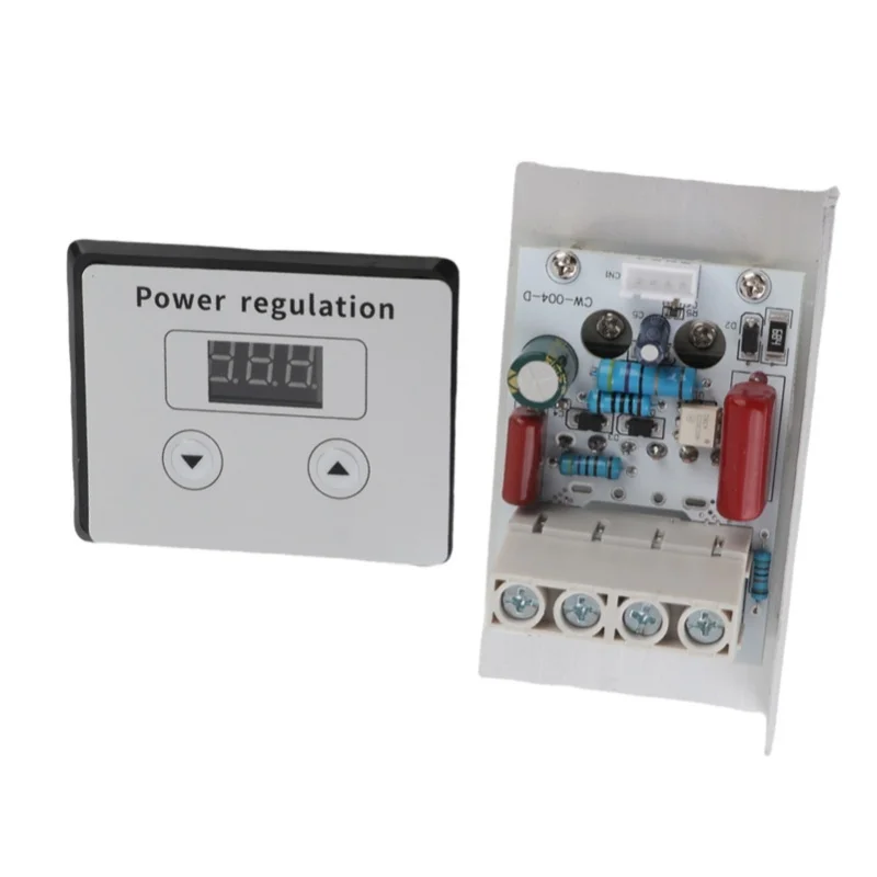 

Цифровой регулятор напряжения SCR 10000 Вт, диммер, термостат, AC 220В 80А