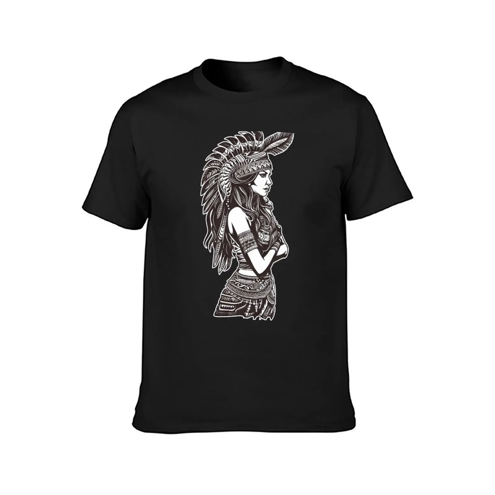 Aztec Enchantress: Mystical Woman T-Shirt aesthetic clothes new edition oversized t shirt men