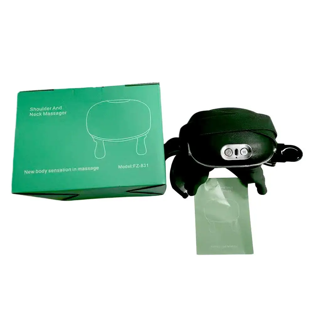 

New 3-Level Master Hand Shoulder and Neck Massager Heated Fatigue Relief Relax Muscle Deep Tissue Shiatsu Back Cervical Massage